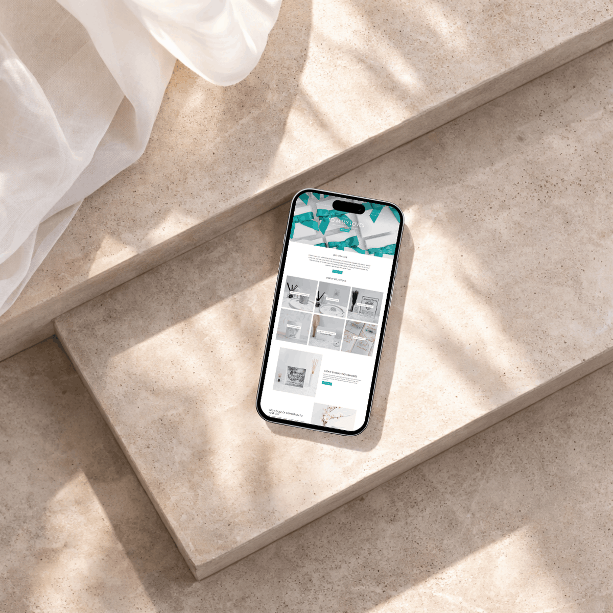 mobile shopify web design for luxury Islamic frames and caligraphy