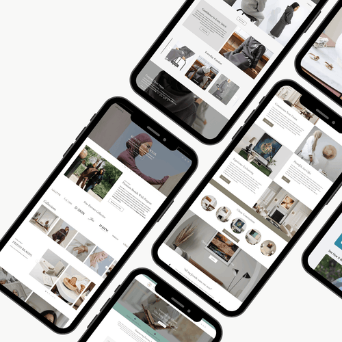 mobile responsive shopify website for modest clothing store